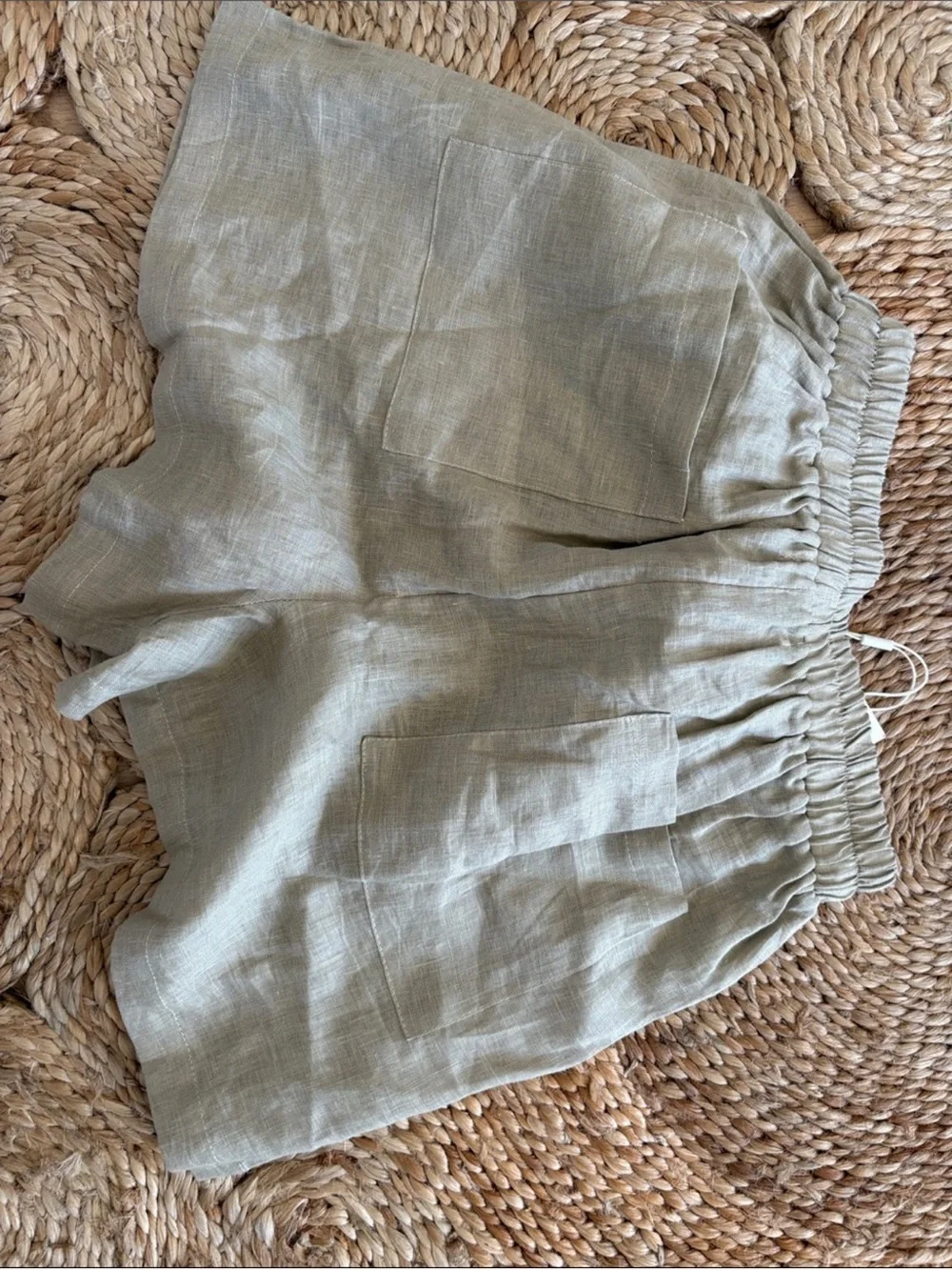 NWT MIKOH Matching Linen Short and Top Set